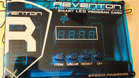 speed passion smart lcd program card|HELP!!! Speed passion reventon r programming .